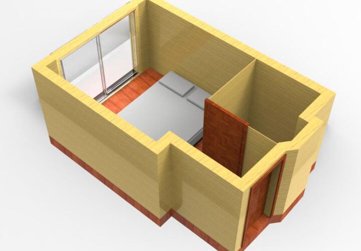 Asbuilt model Cabin